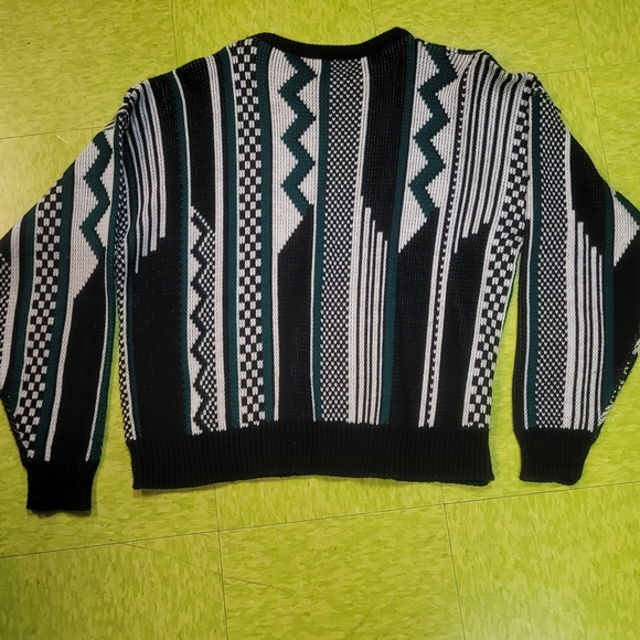 Vintage 90's Montebello abstract knit sweater - Picture 7 of 7